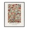 Stupell Industries William Morris Red Dotted Flowers Black Framed Giclee Art, design by Vintage Hustle
